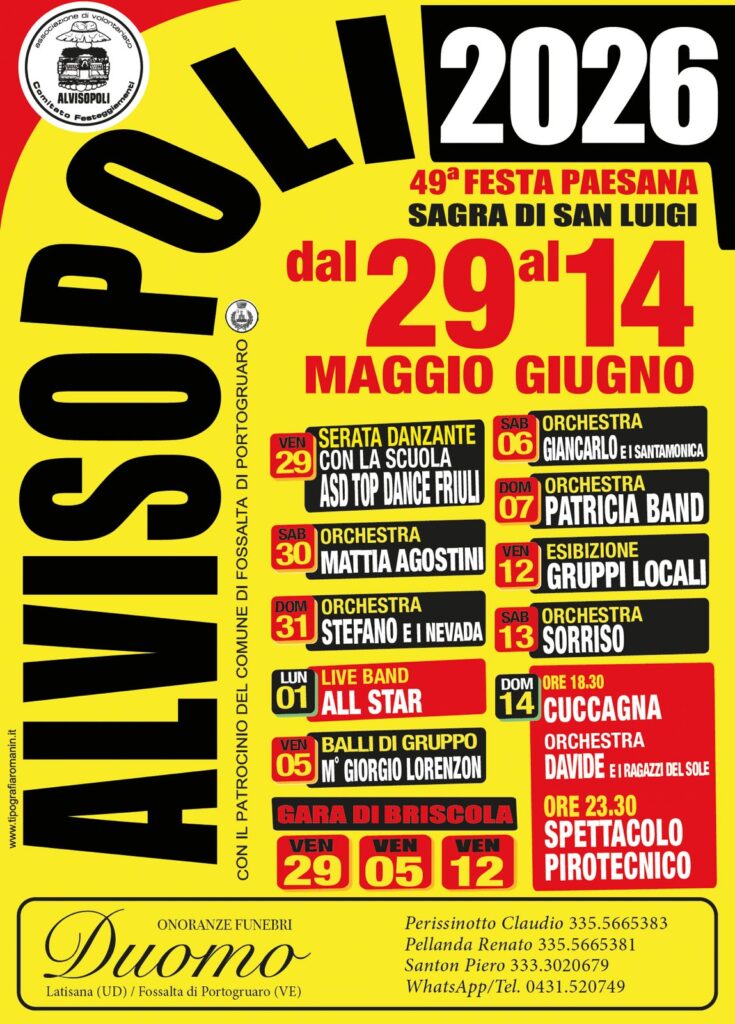Festa-paesana-di-San-Luigi-in-Alvisopoli Sagre Veneto Orientale